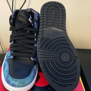 Authentic Air Jordan 1 Retro high og Tir dye sz5.5w/4m